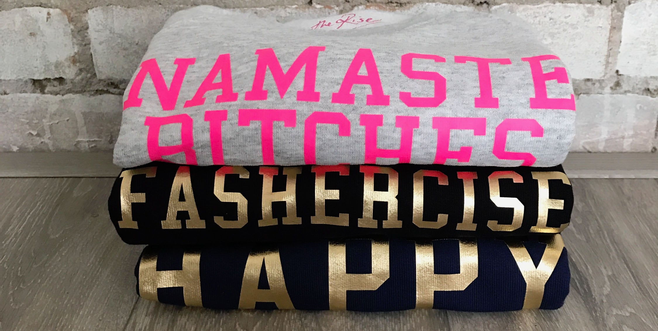 NAMASTE HOODIE, THE HAPPY SHIRT