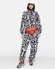 Chalk Pearl Leopard Print TrueCasuals Woven Training Jacket