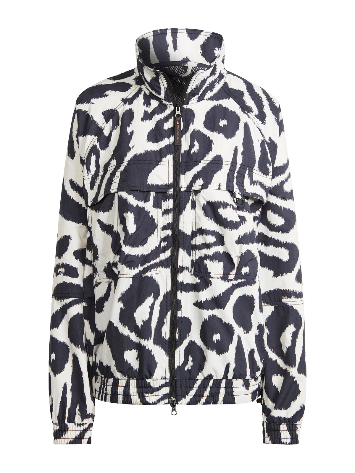 Chalk Pearl Leopard Print TrueCasuals Woven Training Jacket