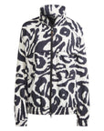 Chalk Pearl Leopard Print TrueCasuals Woven Training Jacket