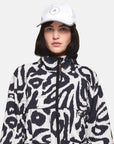 Chalk Pearl Leopard Print TrueCasuals Woven Training Jacket