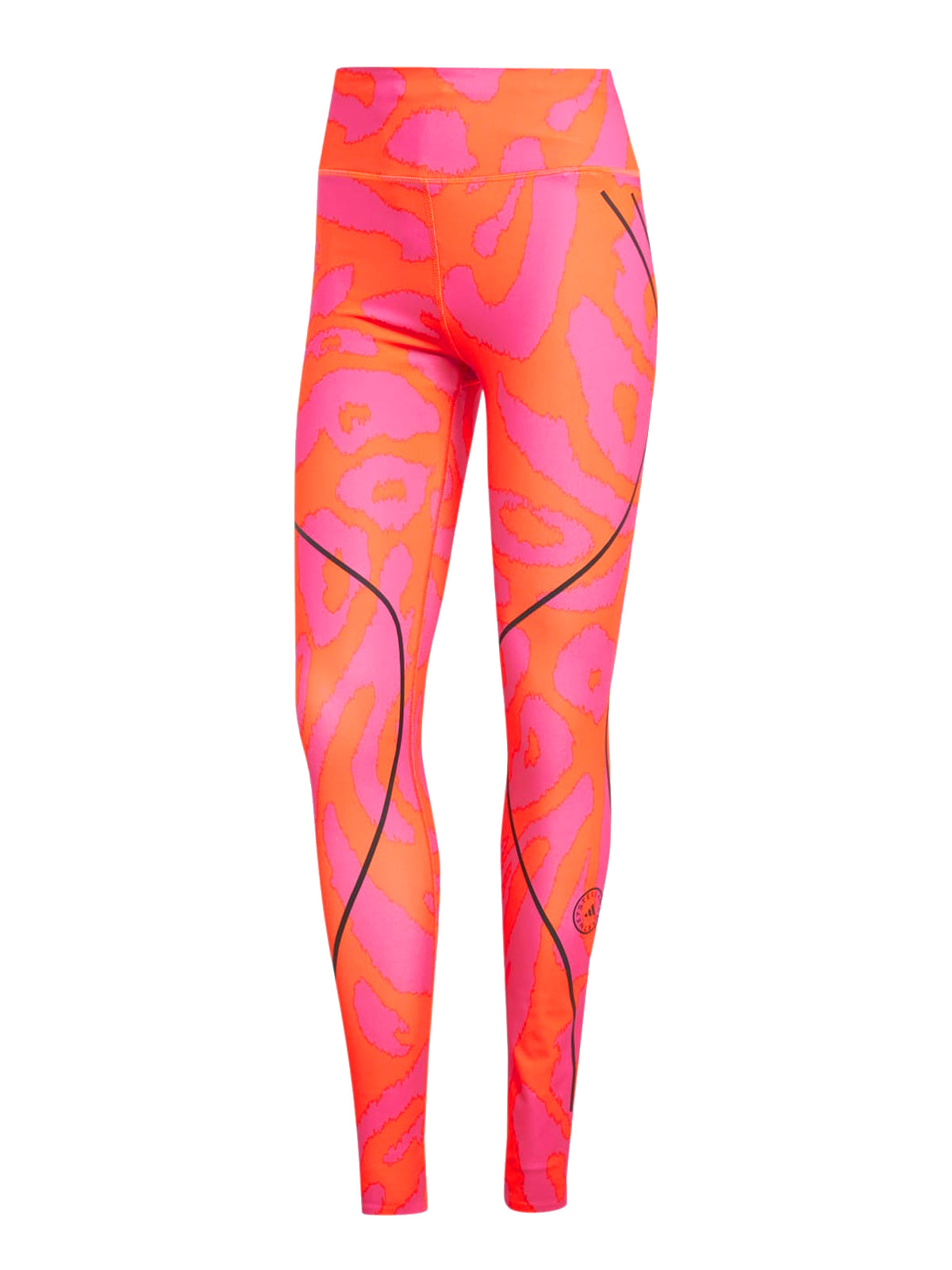 Active Orange Leopard Print TruePace Running Leggings