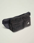 Carbon Grey Fleece Logo Bum Bag