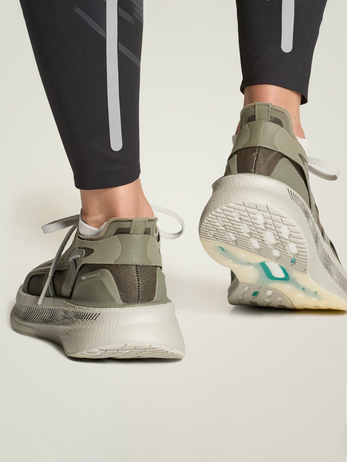 Legacy Green / Willow Grey Ultraboost 5 Trainers