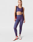 Active Red / Bahia Blue TruePurpose Optime Training Leggings