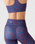Active Red / Bahia Blue TruePurpose Optime Training Leggings
