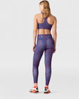 Active Red / Bahia Blue TruePurpose Optime Training Leggings