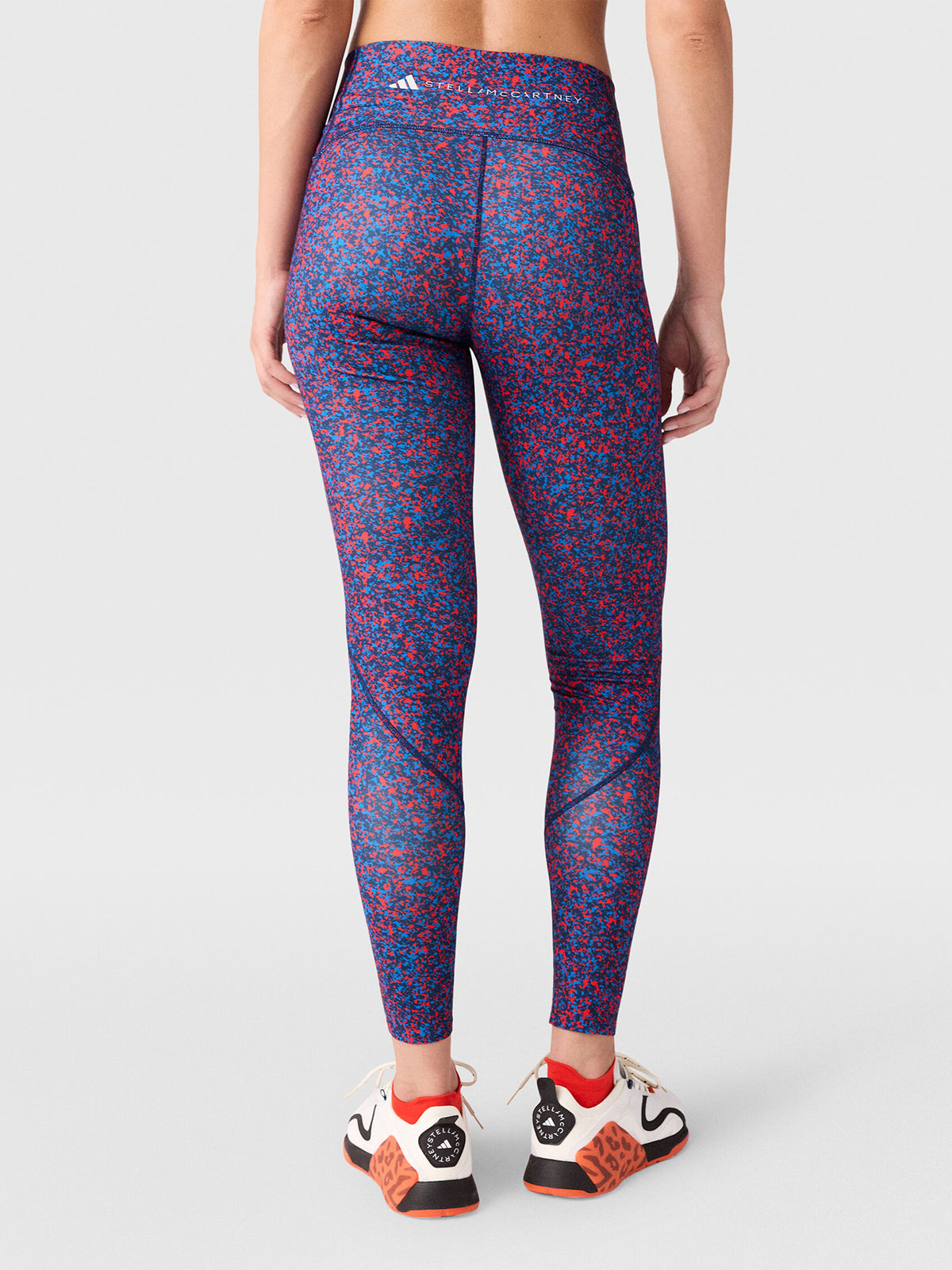 Active Red / Bahia Blue TruePurpose Optime Training Leggings