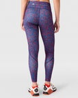 Active Red / Bahia Blue TruePurpose Optime Training Leggings