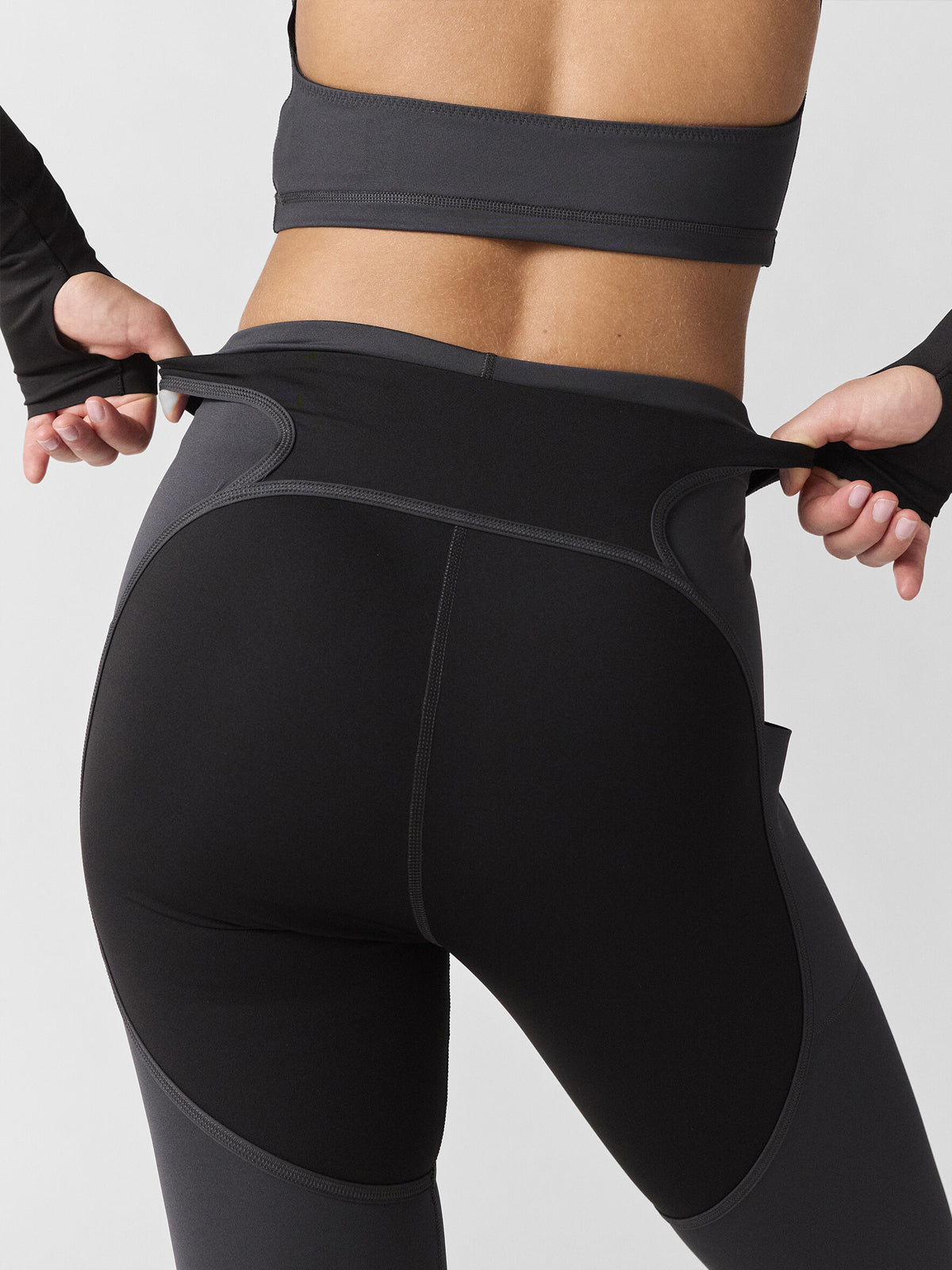 Black / Carbon Two Tone Leggings