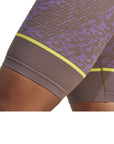 Deep Lilac Leopard Seamless TrueStrength Bike Shorts