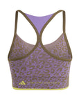 Deep Lilac Leopard Seamless TrueStrength Bra