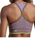 Deep Lilac Leopard Seamless TrueStrength Bra