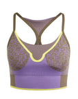 Deep Lilac Leopard Seamless TrueStrength Bra