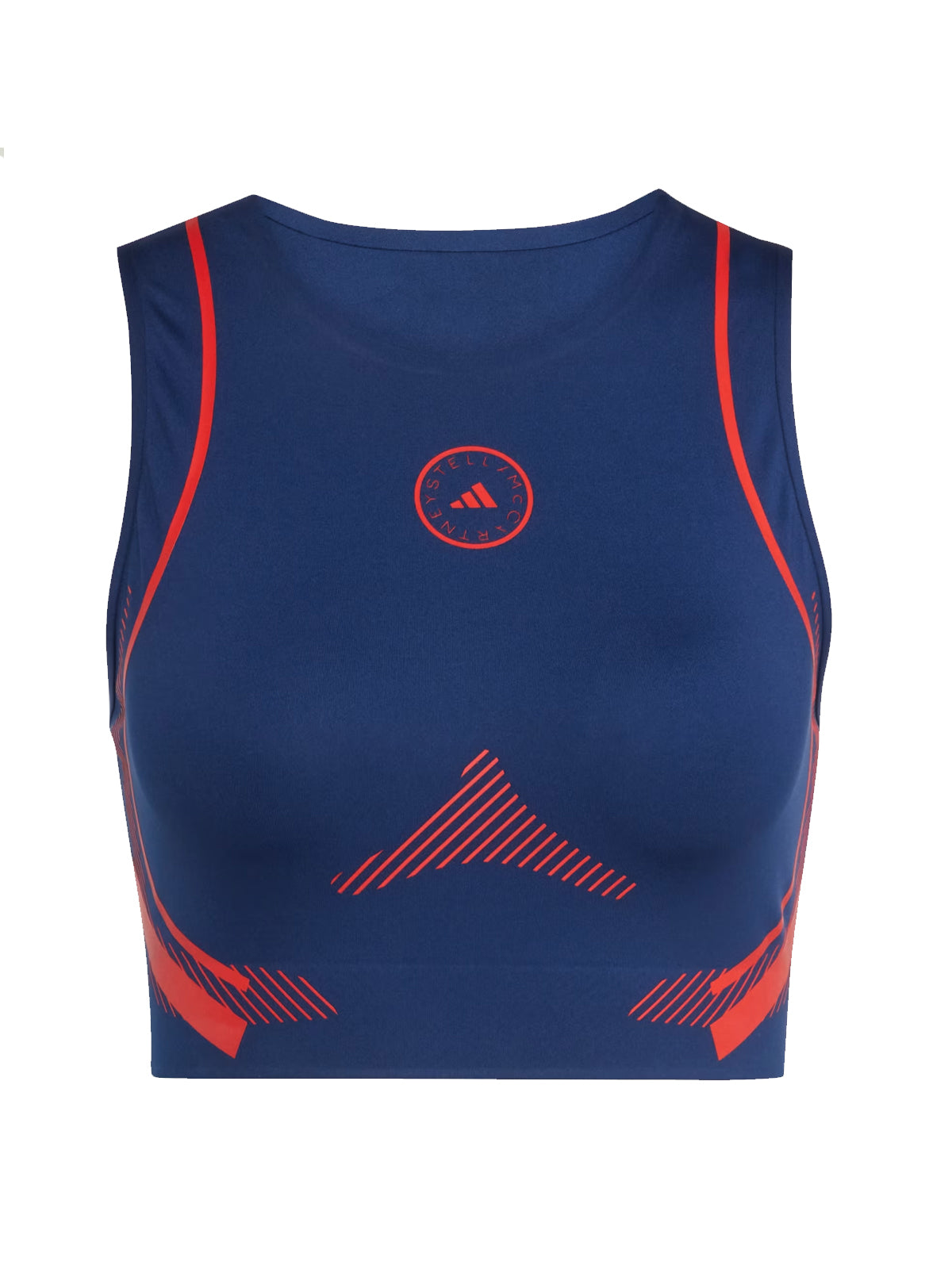 Team Navy Blue TruePace Running Crop Top