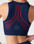 Team Navy Blue TruePace Running Crop Top
