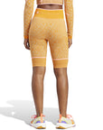 Unity Orange Leopard Seamless TrueStrength Bike Shorts