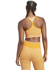 Unity Orange Leopard Seamless TrueStrength Bra