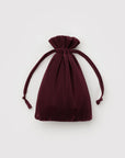 Mahogany Pleated Bag