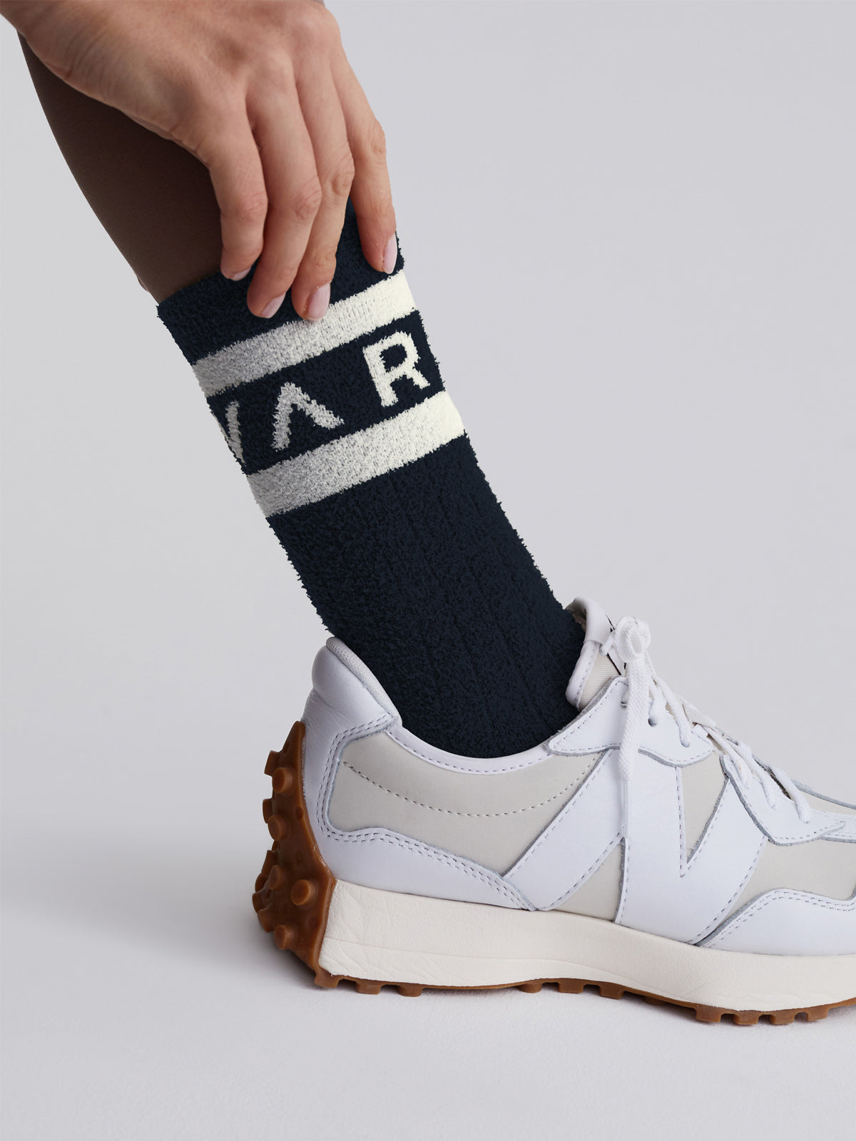 Back Egret Spencer Socks