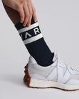 Back Egret Spencer Socks