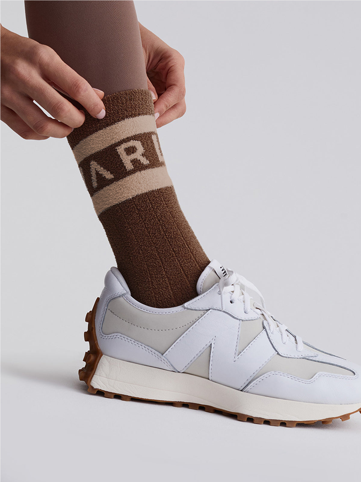 Coffee Bean Golden Bronze Spencer Socks