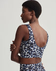 Ink Block Floral Form Elsie Sports Bra