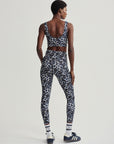 Ink Block Floral Form Elsie Sports Bra