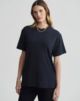 Black Leighton Boyfriend T-Shirt
