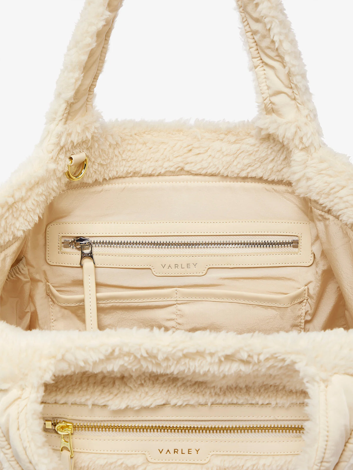 Sandshell Vail Sherpa Crossbody Tote Bag