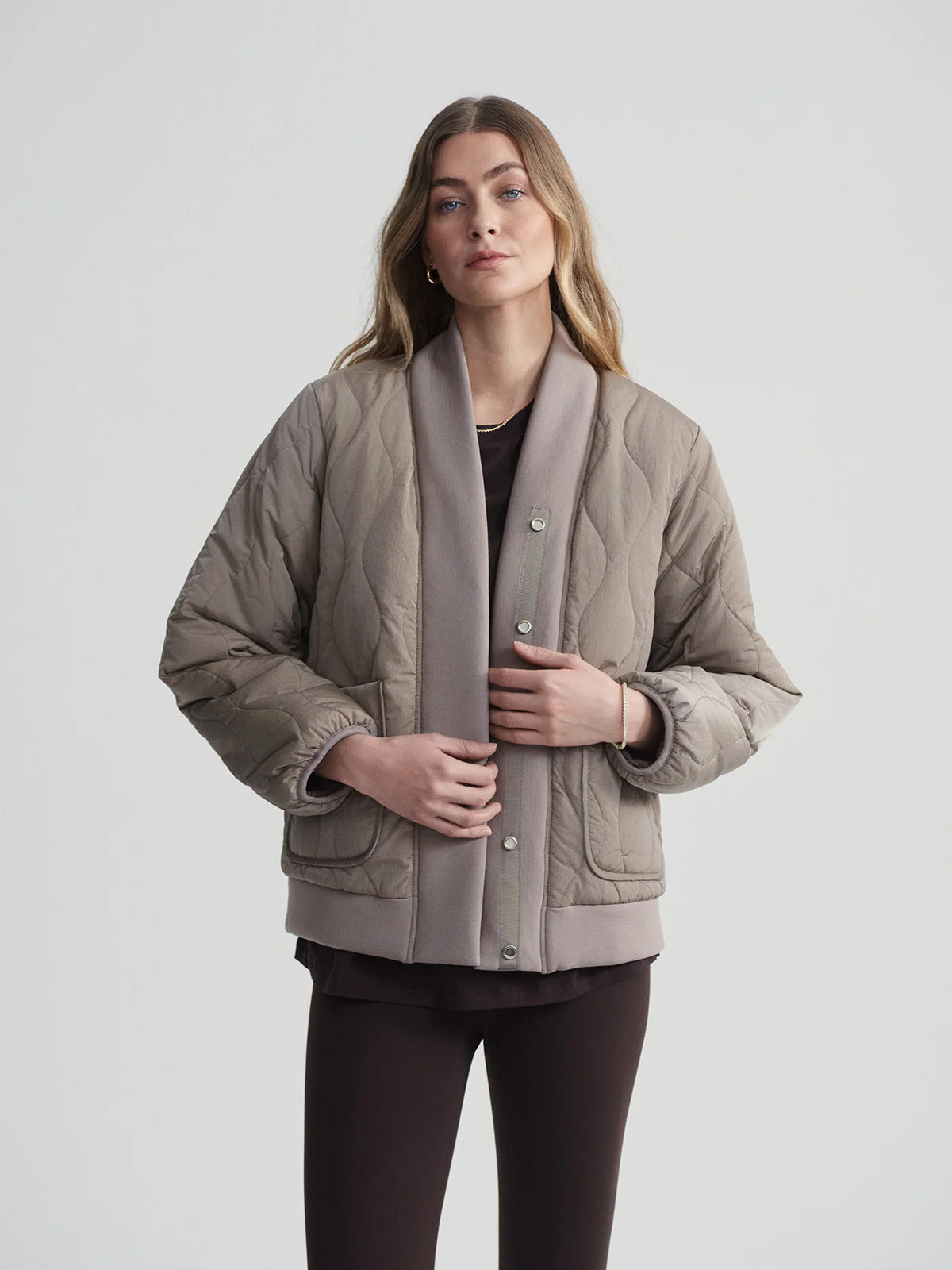 Fungi / Coffee Quartz Joanna Reversible Jacket
