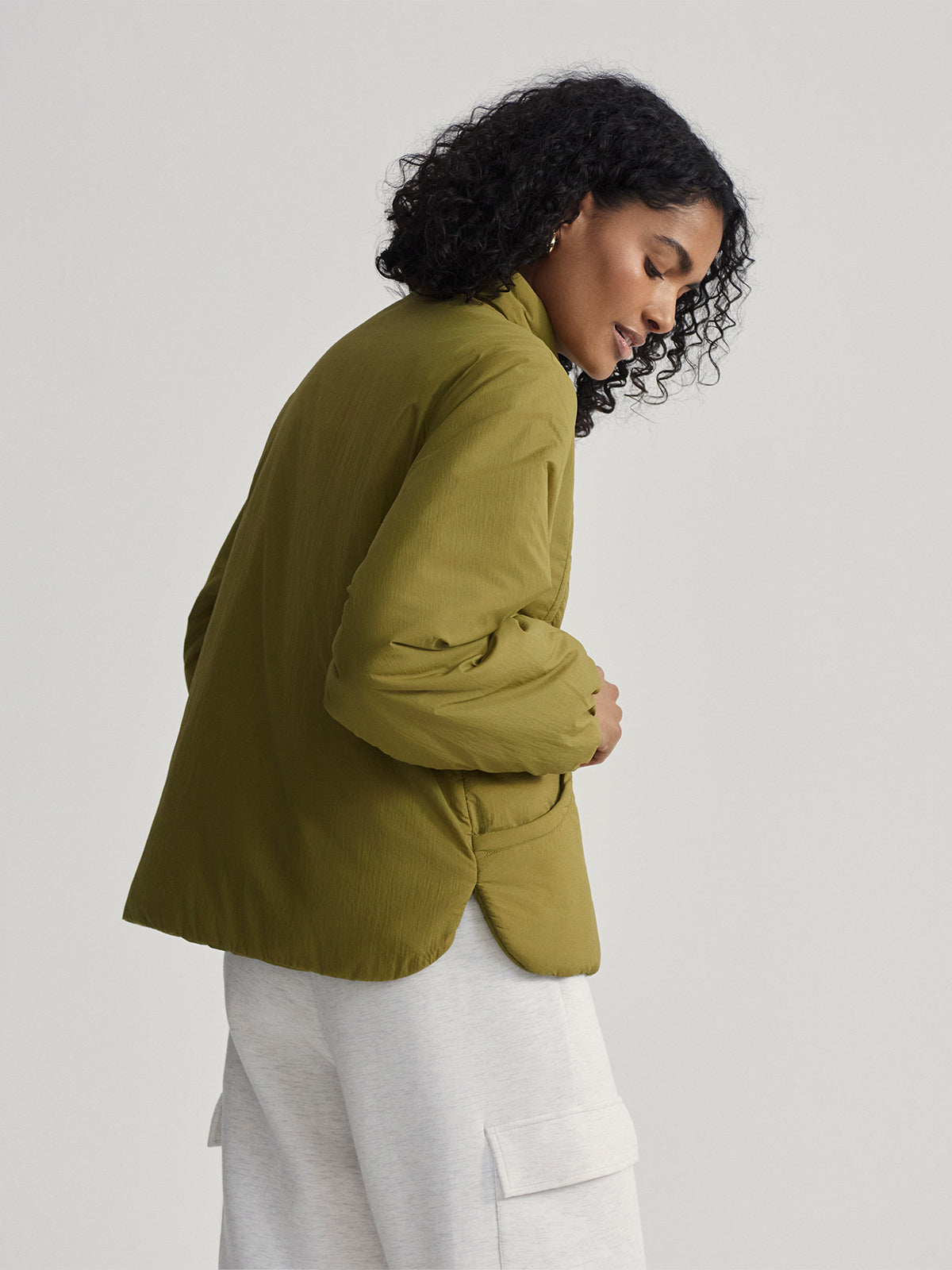 Green Moss Tilley Light Padded Jacket