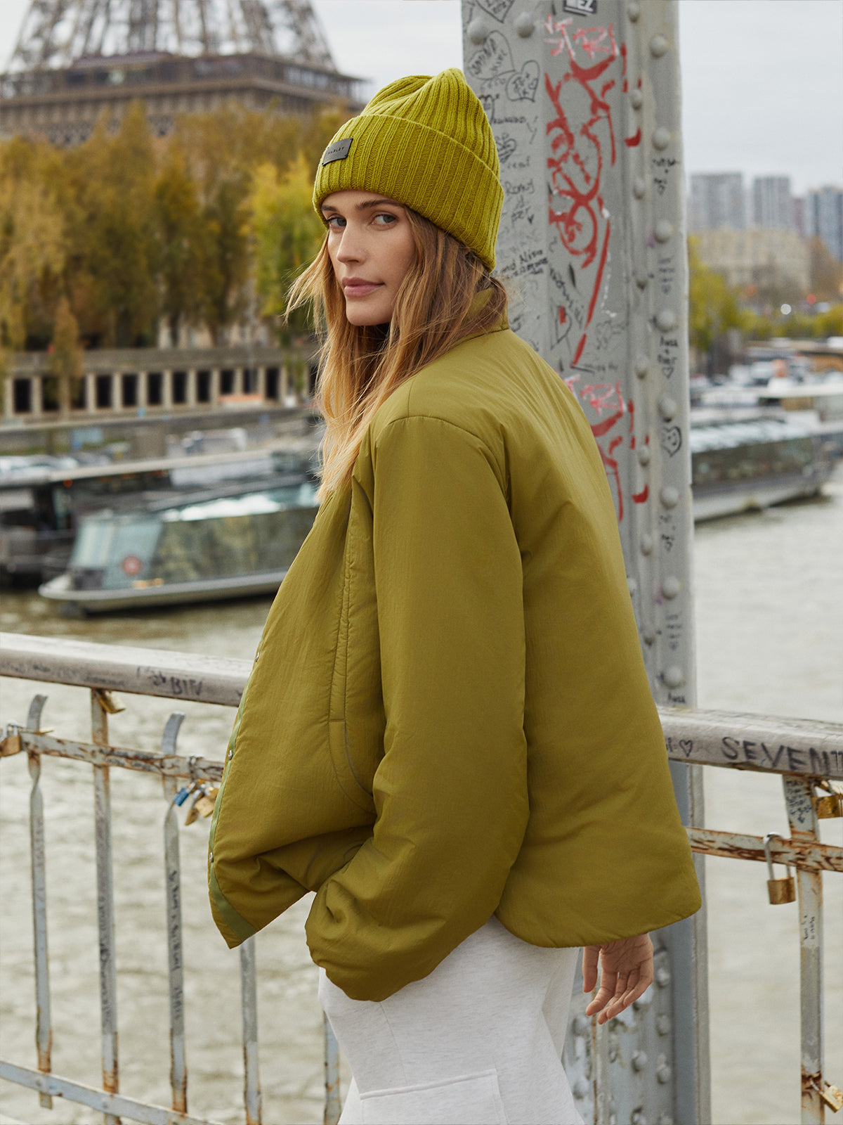 Green Moss Tilley Light Padded Jacket