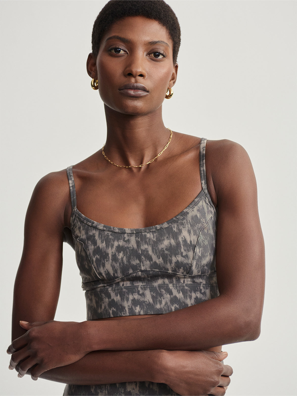 Abstract Motion Texture Move Irena Sports Bra