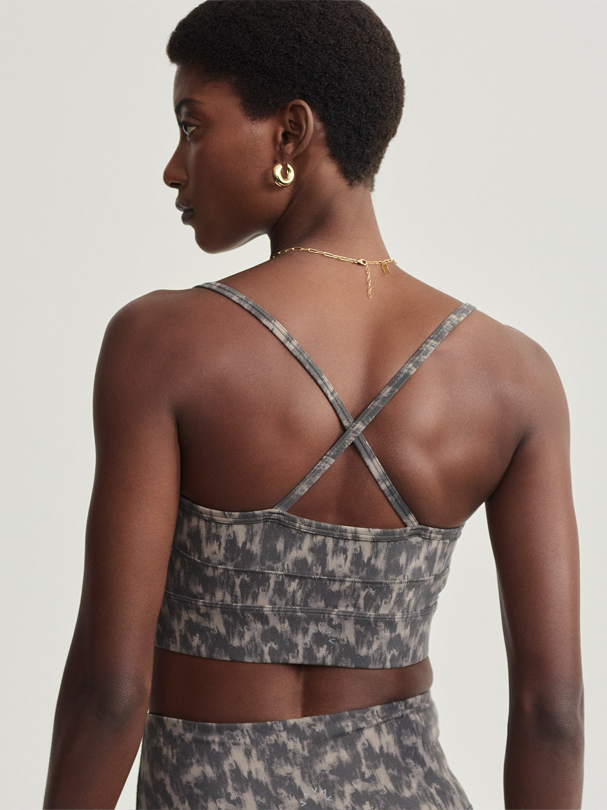Abstract Motion Texture Move Irena Sports Bra