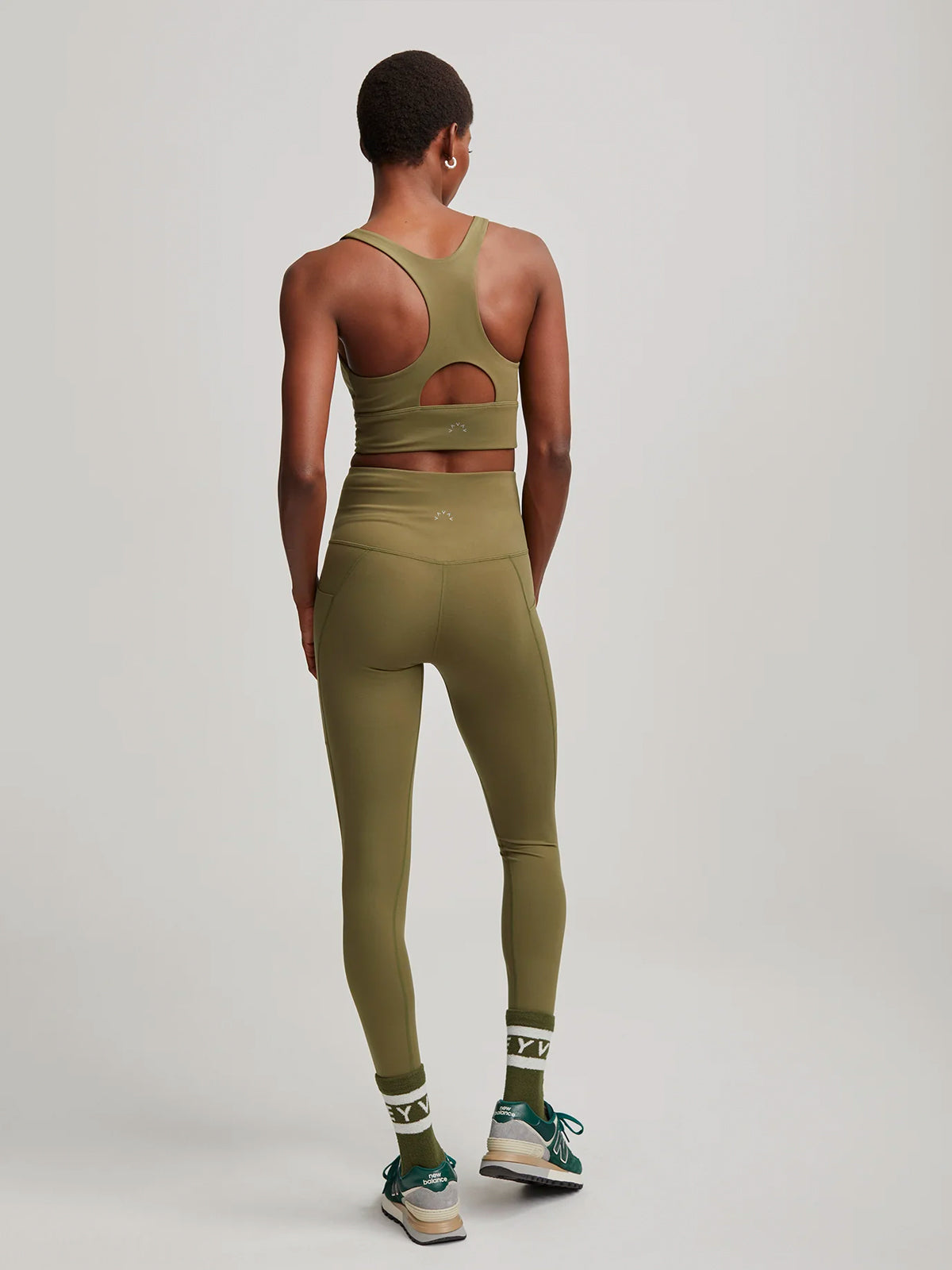 Moss Green Let's Move Pocket High 25" Leggings