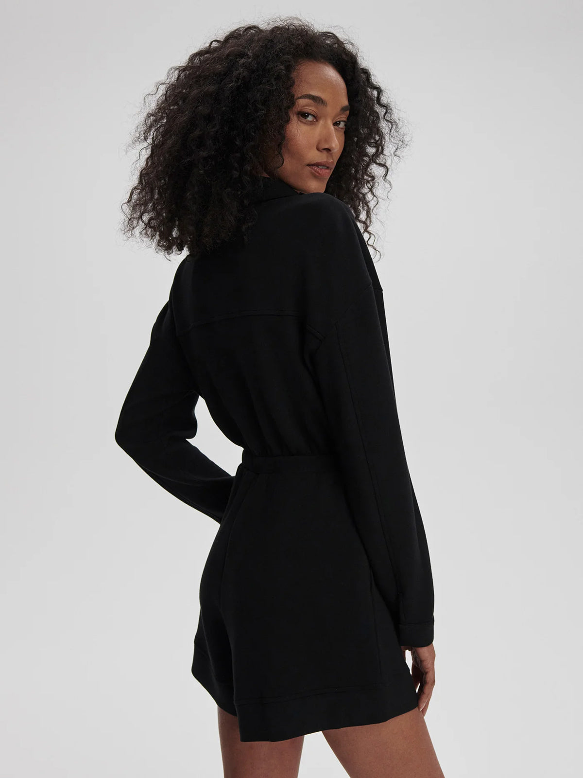 Black Annika Playsuit