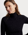 Black Egret Roya Rollneck Long-Sleeve Tee