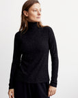 Black Egret Roya Rollneck Long-Sleeve Tee