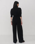Black Gigi Wide Leg Jumpsuit