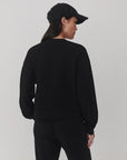 Black Kiara Cropped Sweater