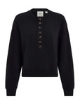 Black Kiara Cropped Sweater
