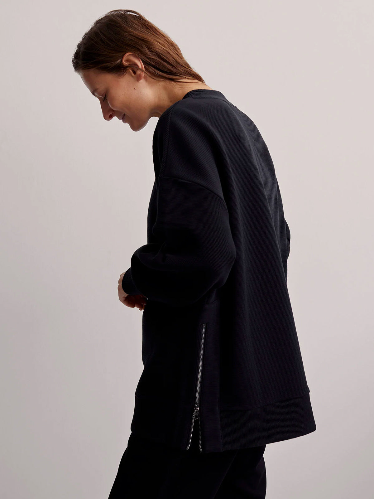 Black Mae Boyfriend Sweatshirt