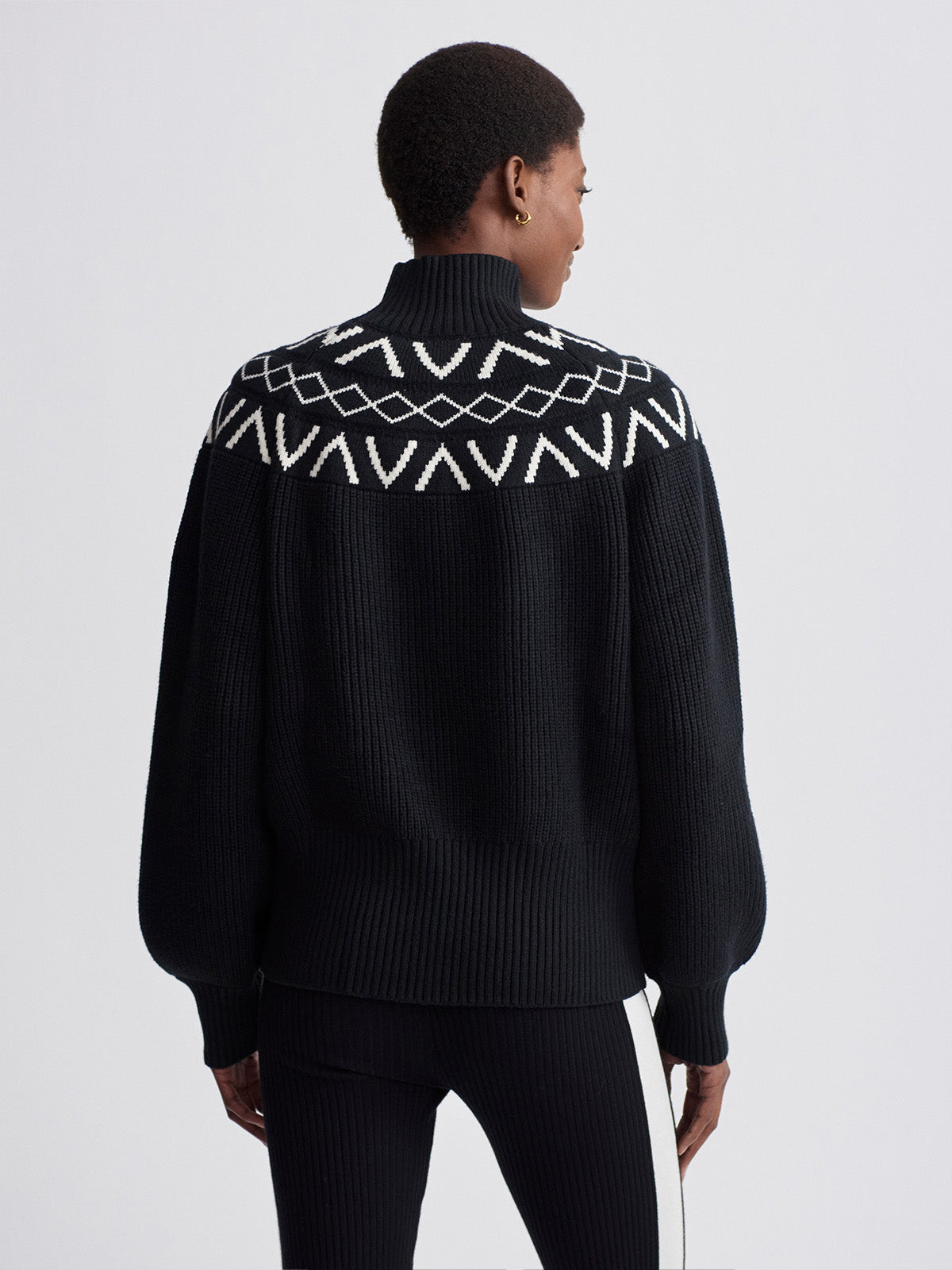 Marcie Fairisle Yoke Knitted Sweater