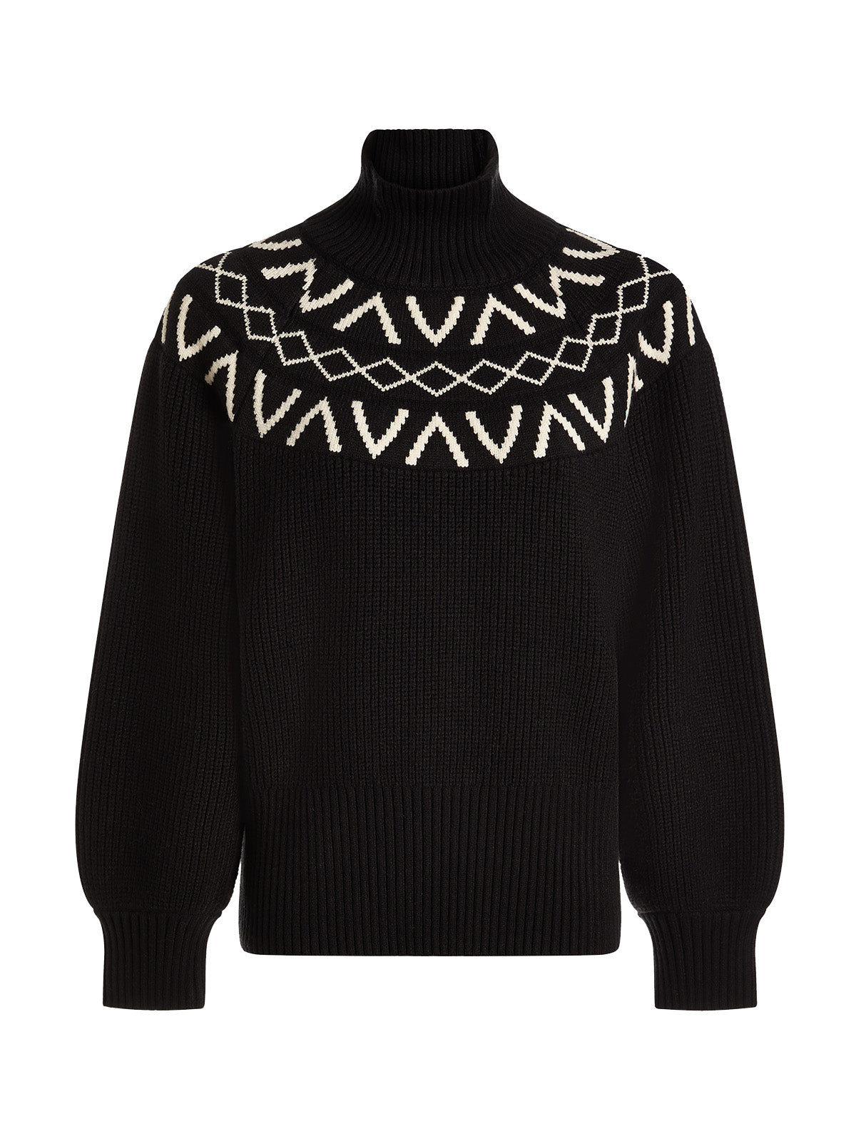 Marcie Fairisle Yoke Knitted Sweater