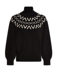 Marcie Fairisle Yoke Knitted Sweater