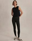 Black Nate Seamless Cropped Tank Top