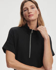 Black Ritchie Short Sleeved Sweatshirt