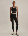Black and Snow White Always FreeSoft Contrast High Rise 25" Leggings