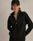 Black Tayah Zip Through Midlayer